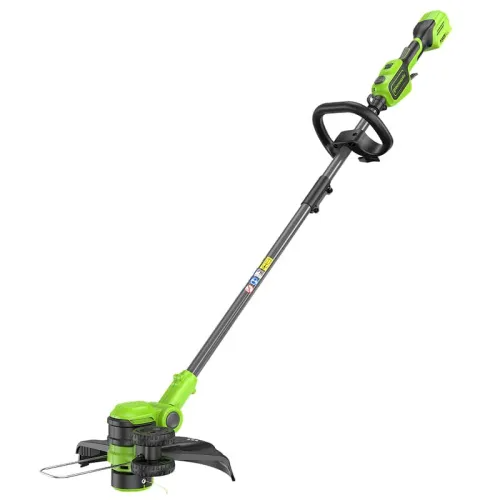 Триммер аккумуляторный Greenworks 33 см 24V GD24LT331 2113407 с пластиковым ножом, бесщеточный, без АКБ и ЗУ